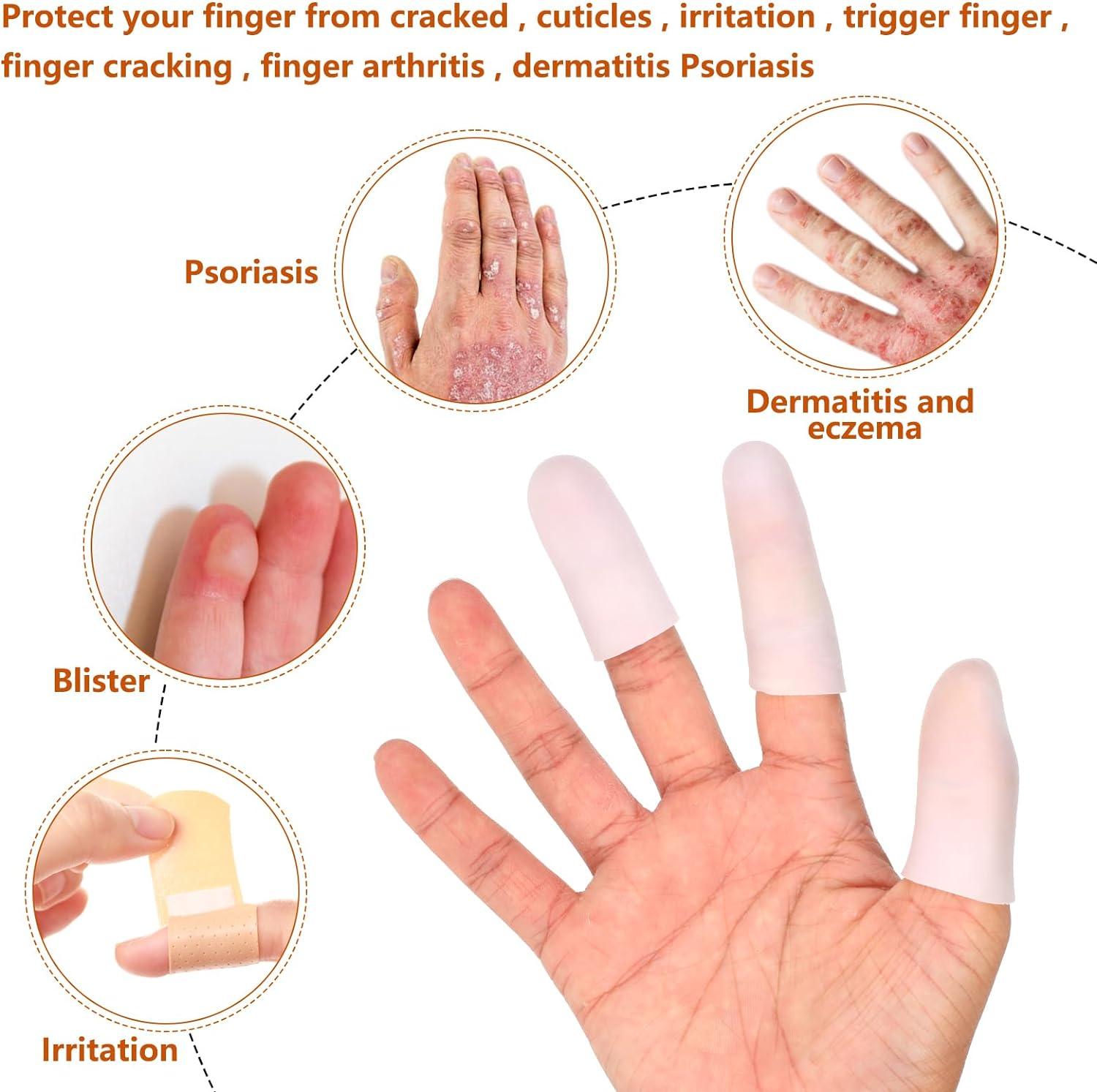 300PCS Finger Cots Finger Protectors, Ediu Finger Gloves Disposable