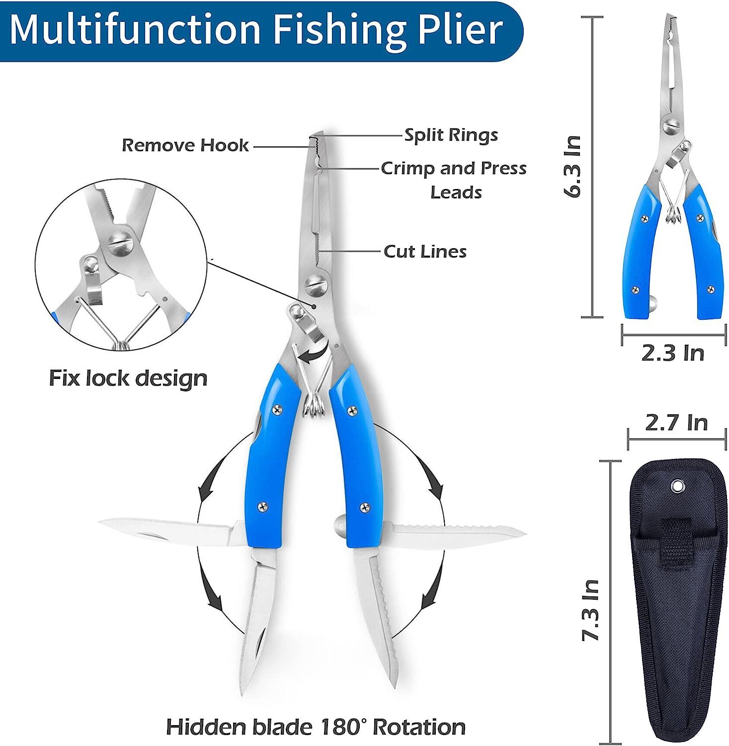 Adjustable Fish Grabber Pliers - Abs Grip, Smooth Hand Fishing