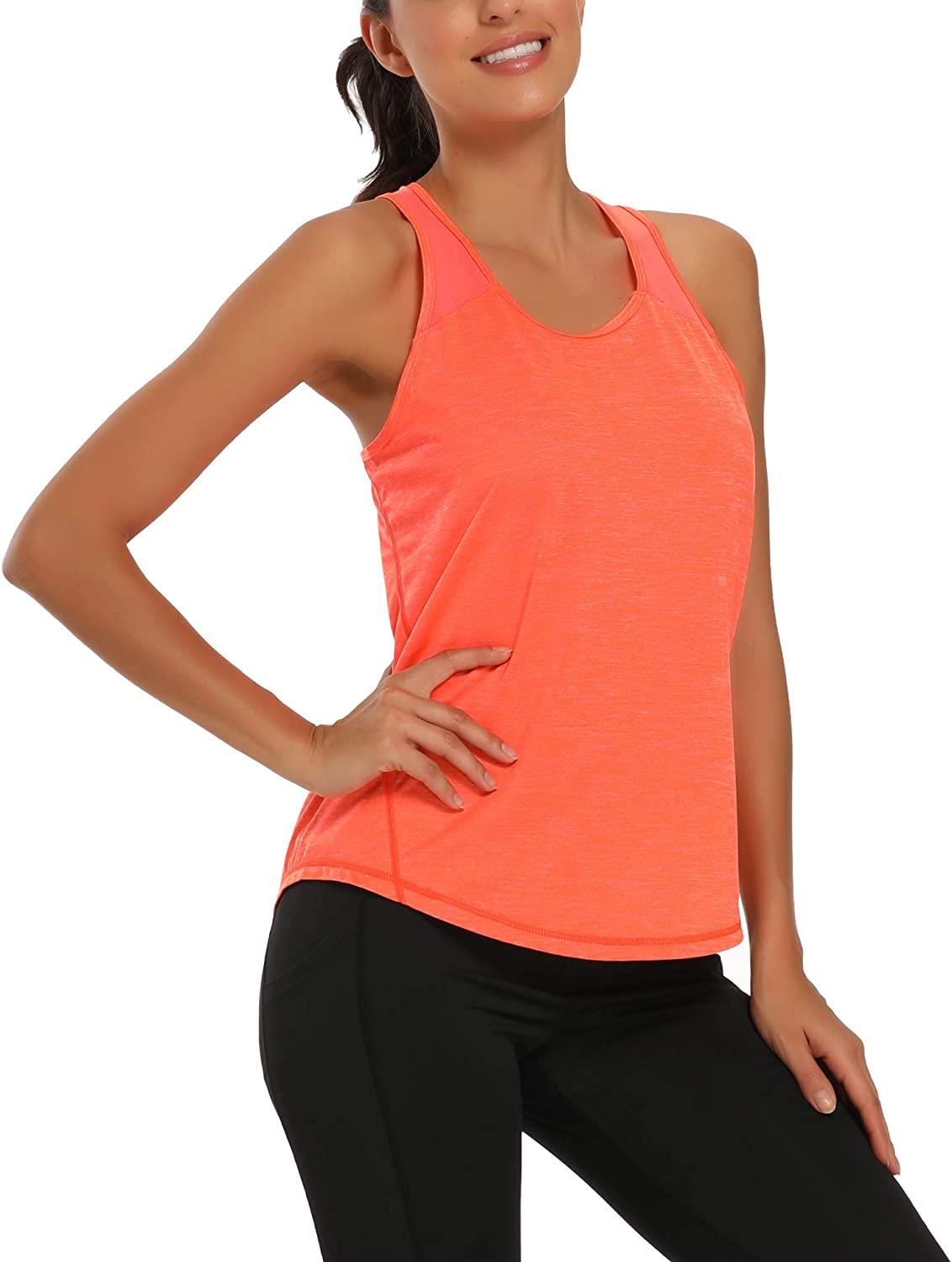 Cosy Pyro Workout Tank Tops for Women Lightweight Running Tanks