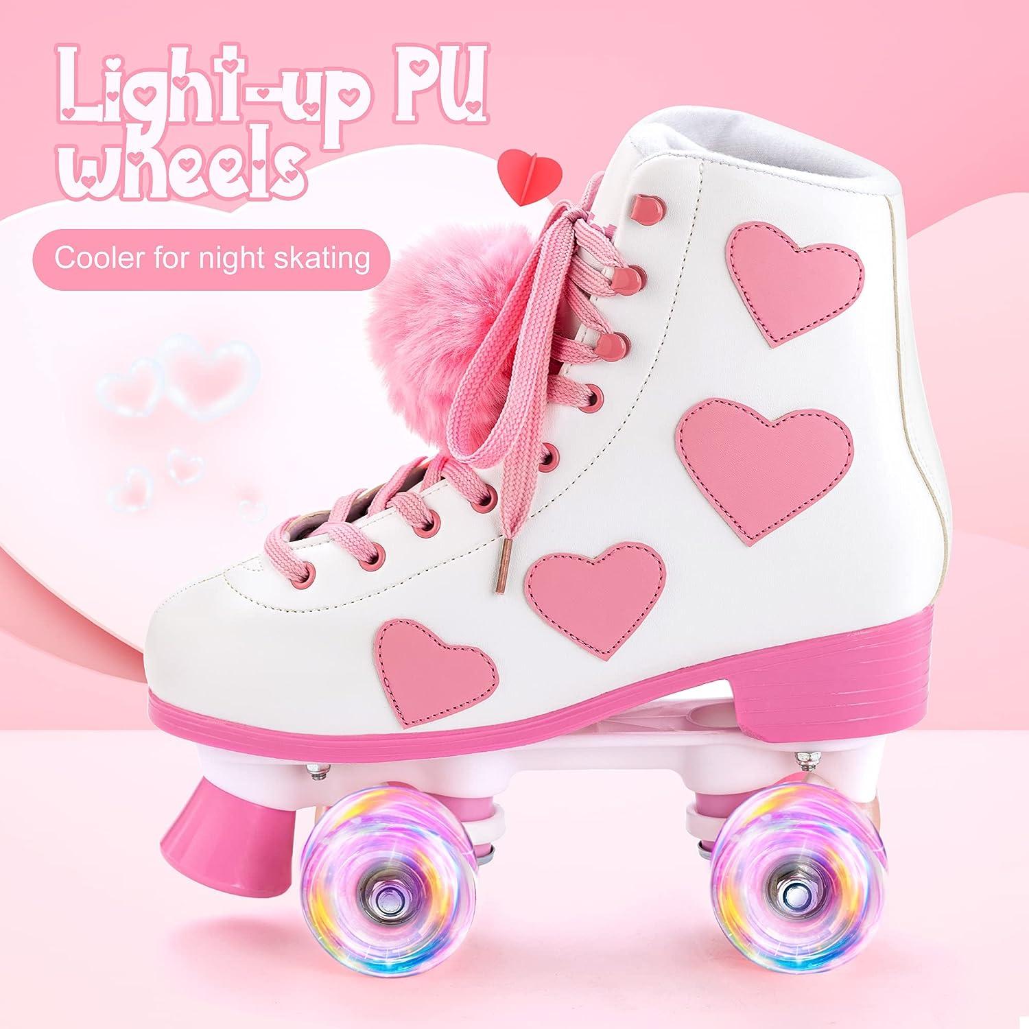 Ruthfot Adjustable inline skates for children, boys and girls, luminous skates for children aged 6-12 years, luminous patina for men and women Ruthfot Adjustable inline skates for children, boys and girls, luminous skates for children aged 6-12 years, luminous patina for men and women