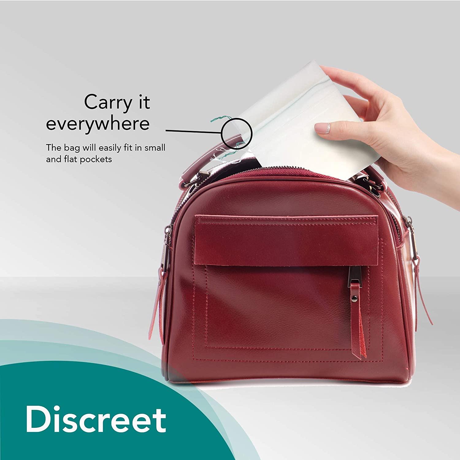 The Original Carebag Male Urinal Bag with Super Absorbent Pad 60 Count (3 Boxes of 20) Medical