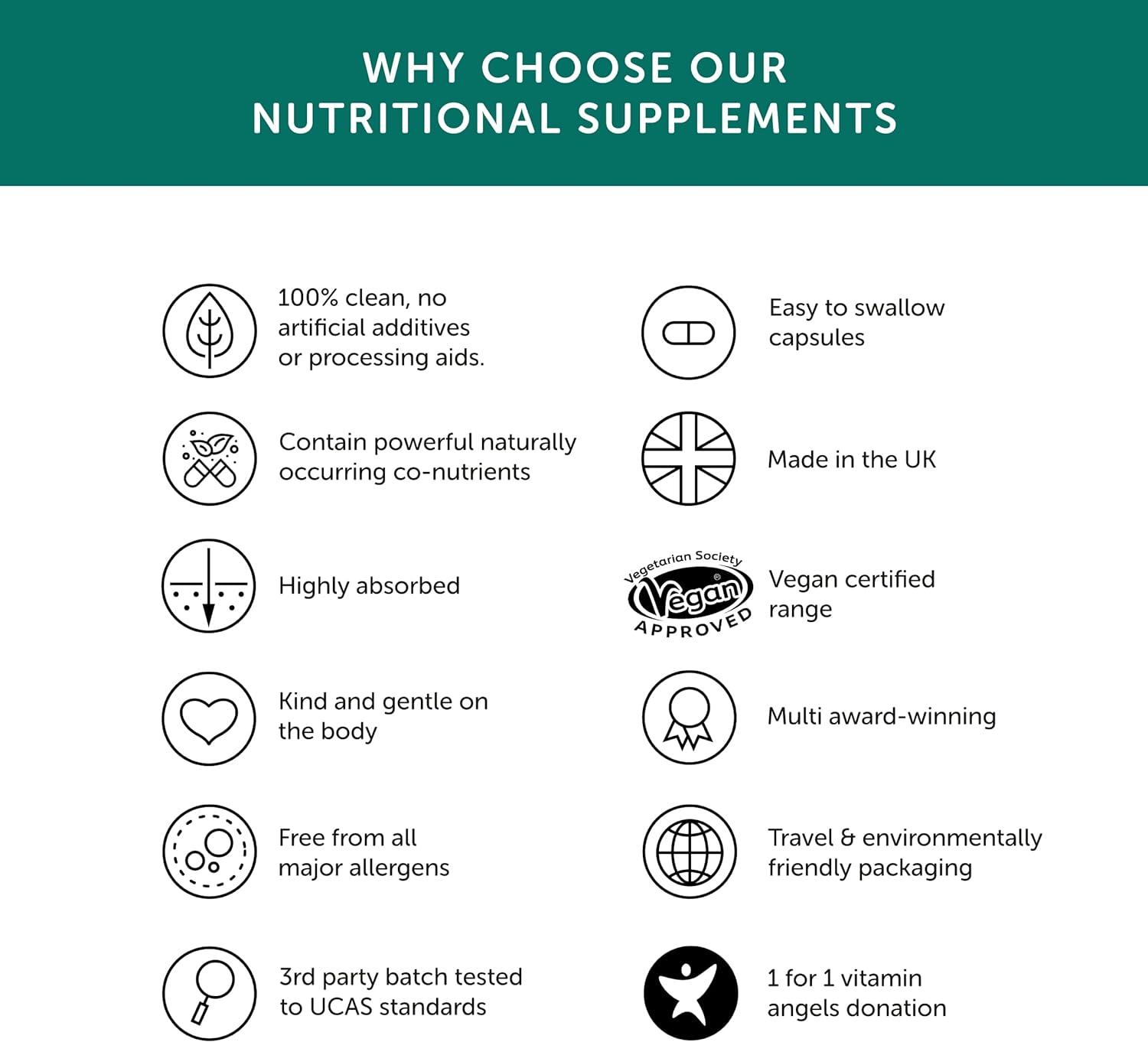 Vitamin K2 MK7 from Fermented Chickpeas Vegan Friendly Made in UK