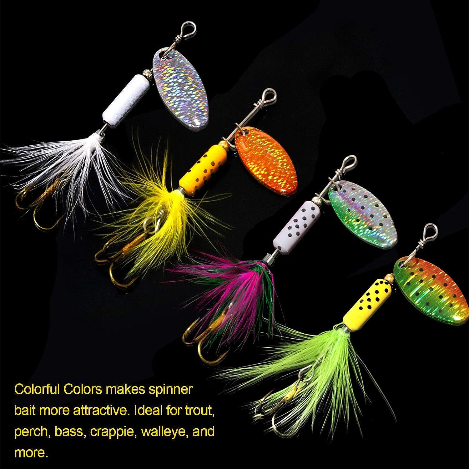 THKFISH Spinner Baits Fishing Spinners Spinnerbait Trout Lures