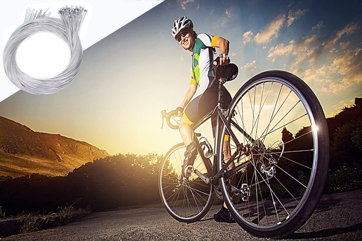 10 Pcs Shifter Cables, Derailleur Cable Stainless Steel Shifter Cable