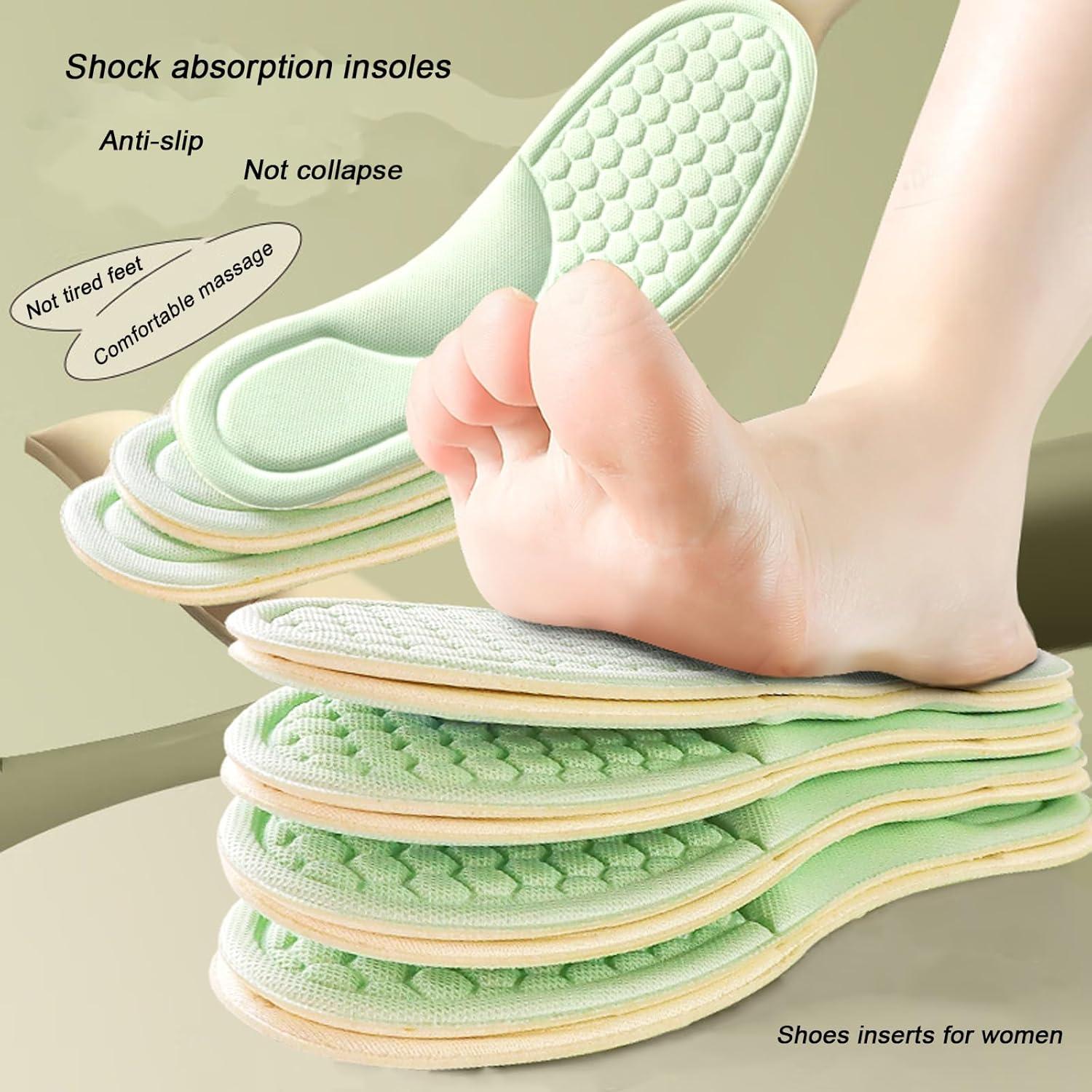 Comfy Walk Insole Shock Absorbing Shoe Inserts for Women