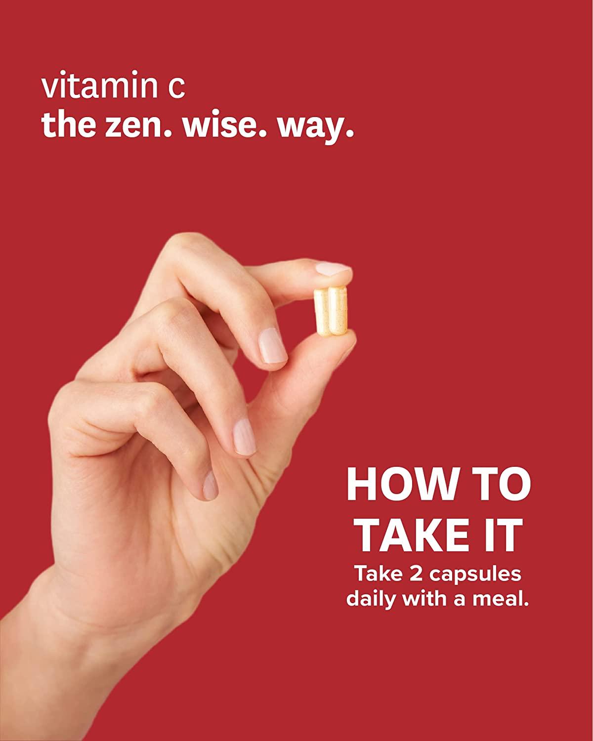 Zenwise Health Liposomal Vitamin C 1000 mg 180 Vegetarian Capsules