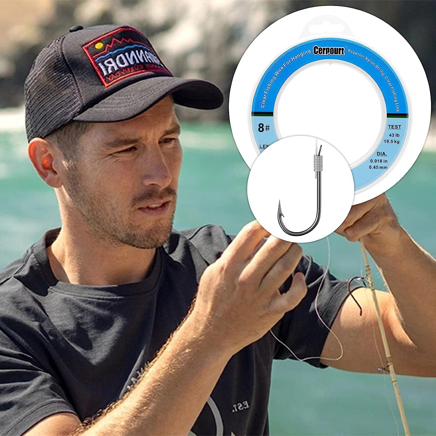 One Spool Strong Nylon Transparent Fishing Line Cord Beading