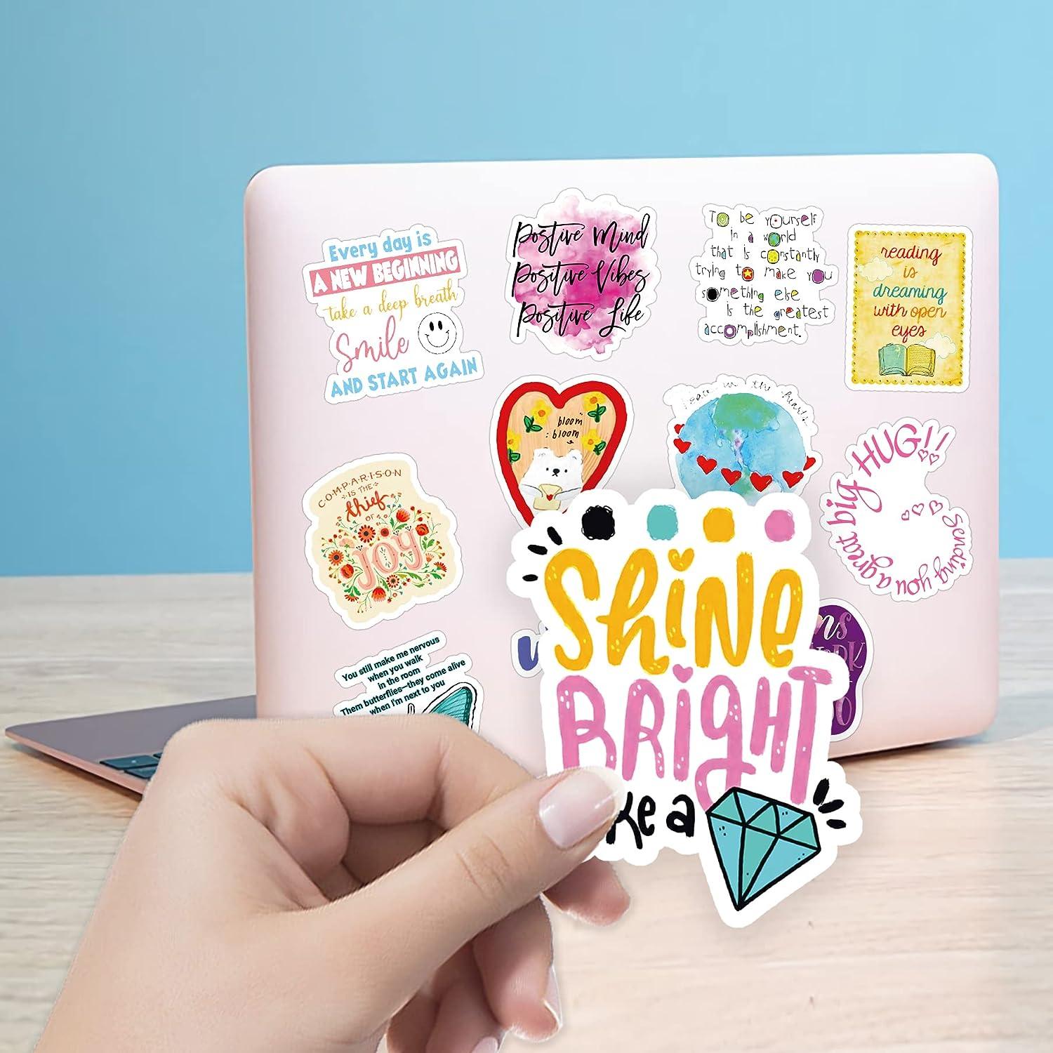 Dream Big Stickers, Positive Vibes Labels, Happy Post Stickers