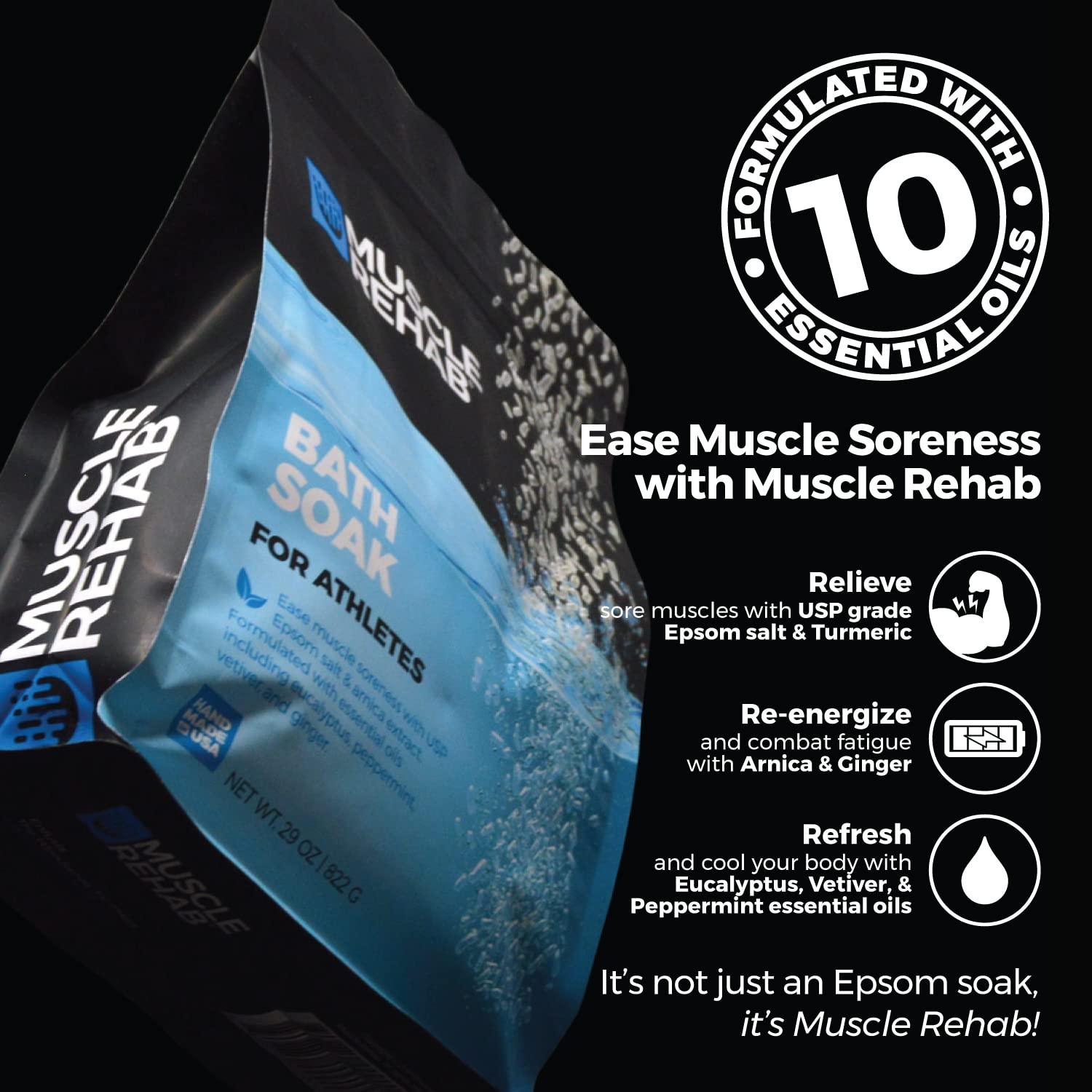 Natural Epsom Salts for Soaking for PainMuscle Recovery Bath Soak