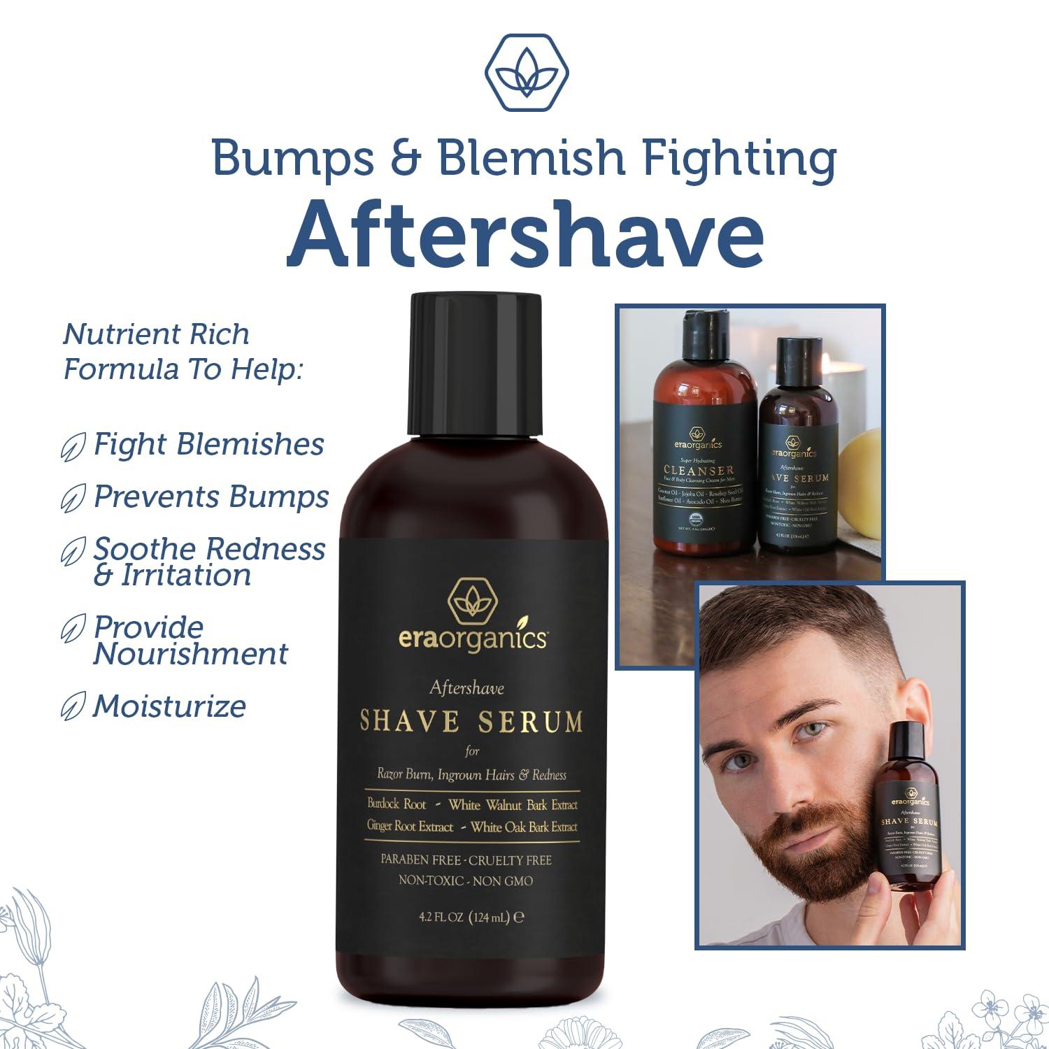 Era Organics Aftershave for Men Soothing and Moisturizing After Shave