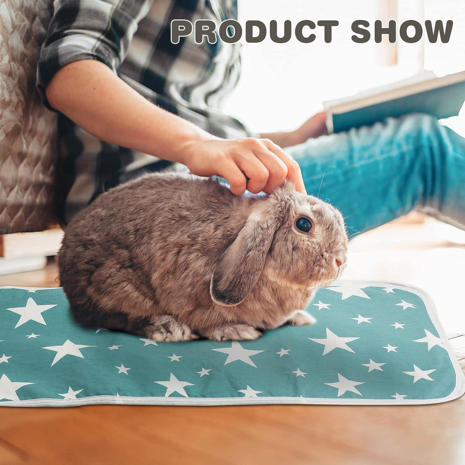 Pack Guinea Pig Cage Liners Absorbent Reusable Washable Guinea