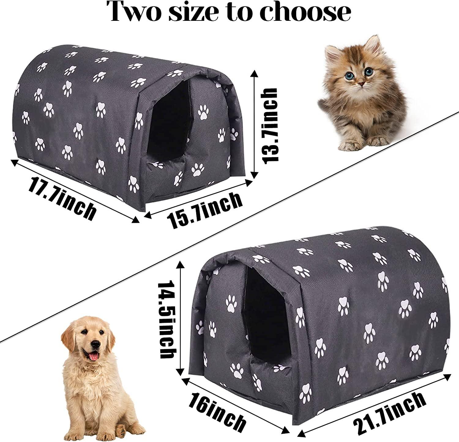 thumbnail image 2 of Cat House Extra Large For Multiple Feral Cats, Waterproof Outdoor Kitty Shelter For Winter : Small Animal Houses Outdoor Cat Shelter 2 of 13