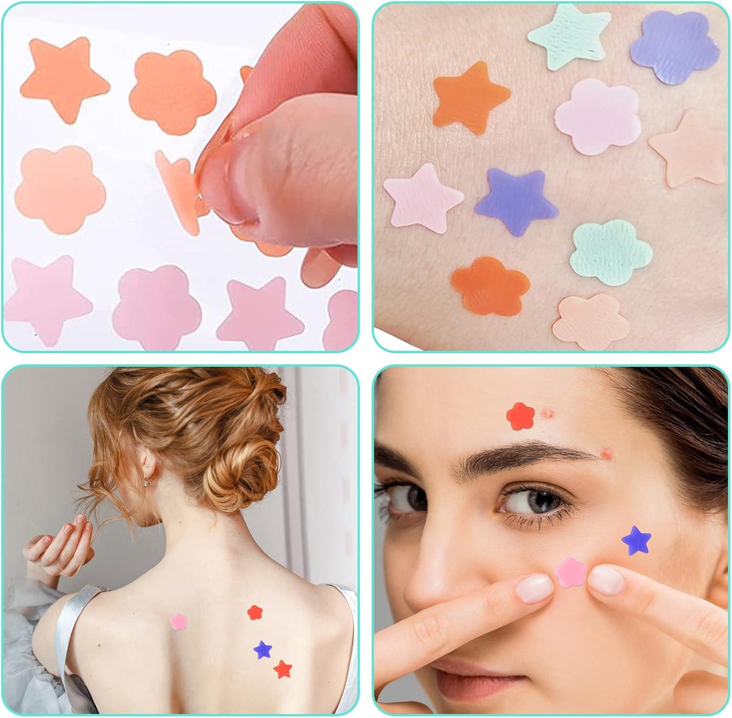 LuckyOpt Hydrocolloid Dressing Acne Patch 2Pieces(40Dots) Star Face Pimple  Patches to Absorbs Oil Moisturizes Calms & Relieves Acne First Aid for  Covering Bacne and Pimples (multicolor) | Buy Now with Express International