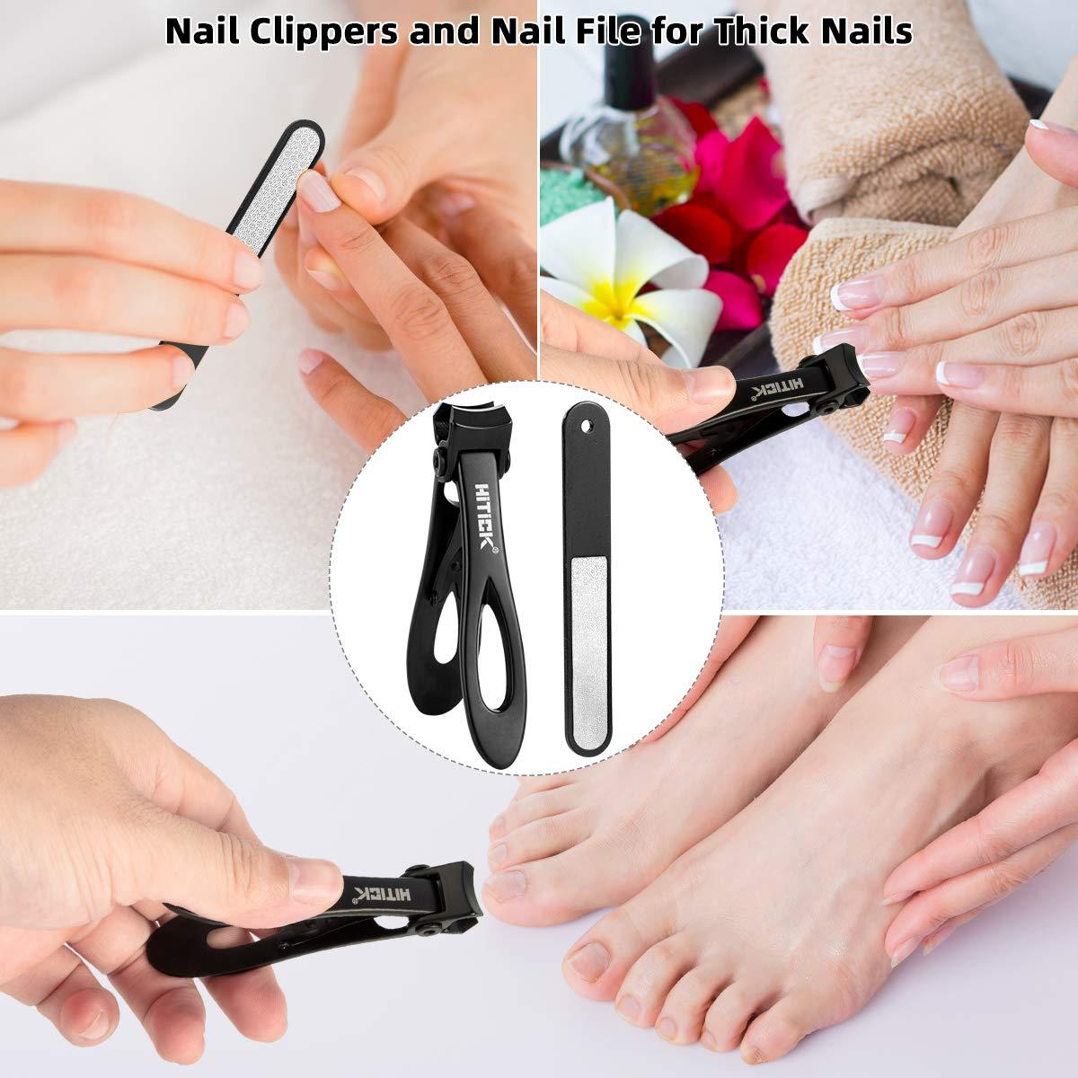 Nail Clippers 15mm Wide Jaw Opening Nail Cutter with Sharp and