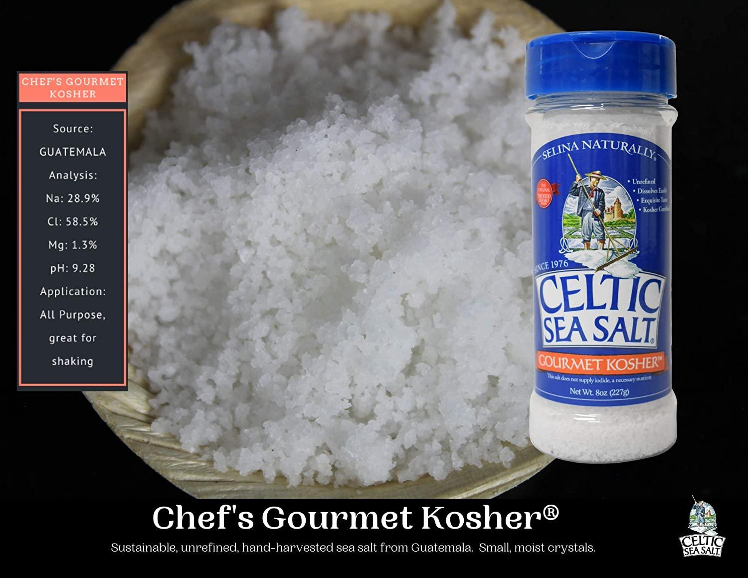 Celtic Sea Salt Gourmet Kosher 16 oz (1 lb) Bag