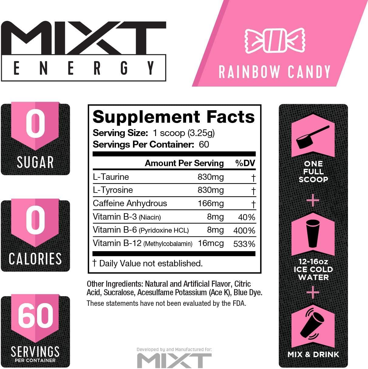MIXT Energy Supplement, Designed for Energy and Focus, 8 Hour Energy