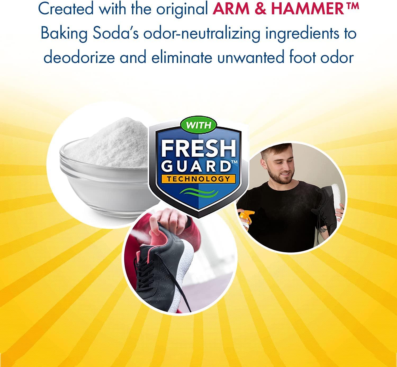 Arm and Hammer Shoe Refresher Spray, MultiPurpose Odor Remover for All
