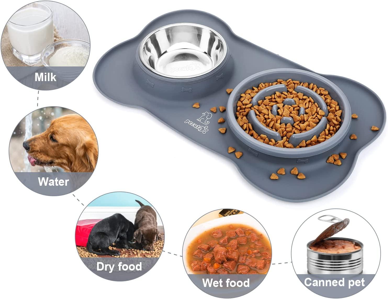 New Pet Dog Slow Feeding Food Mat For Dogs Cats Food Bowl Silicone