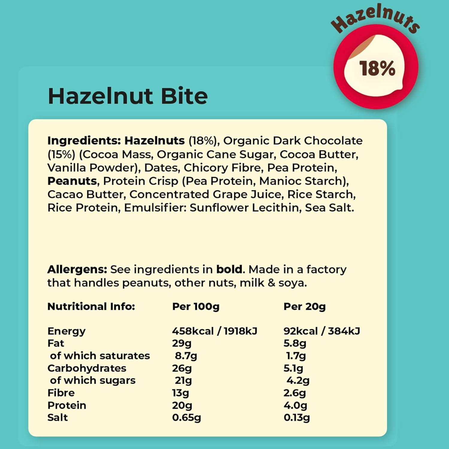 Vive Protein Bites Gluten Free High Fibre Vegan Snacks Mini Protein