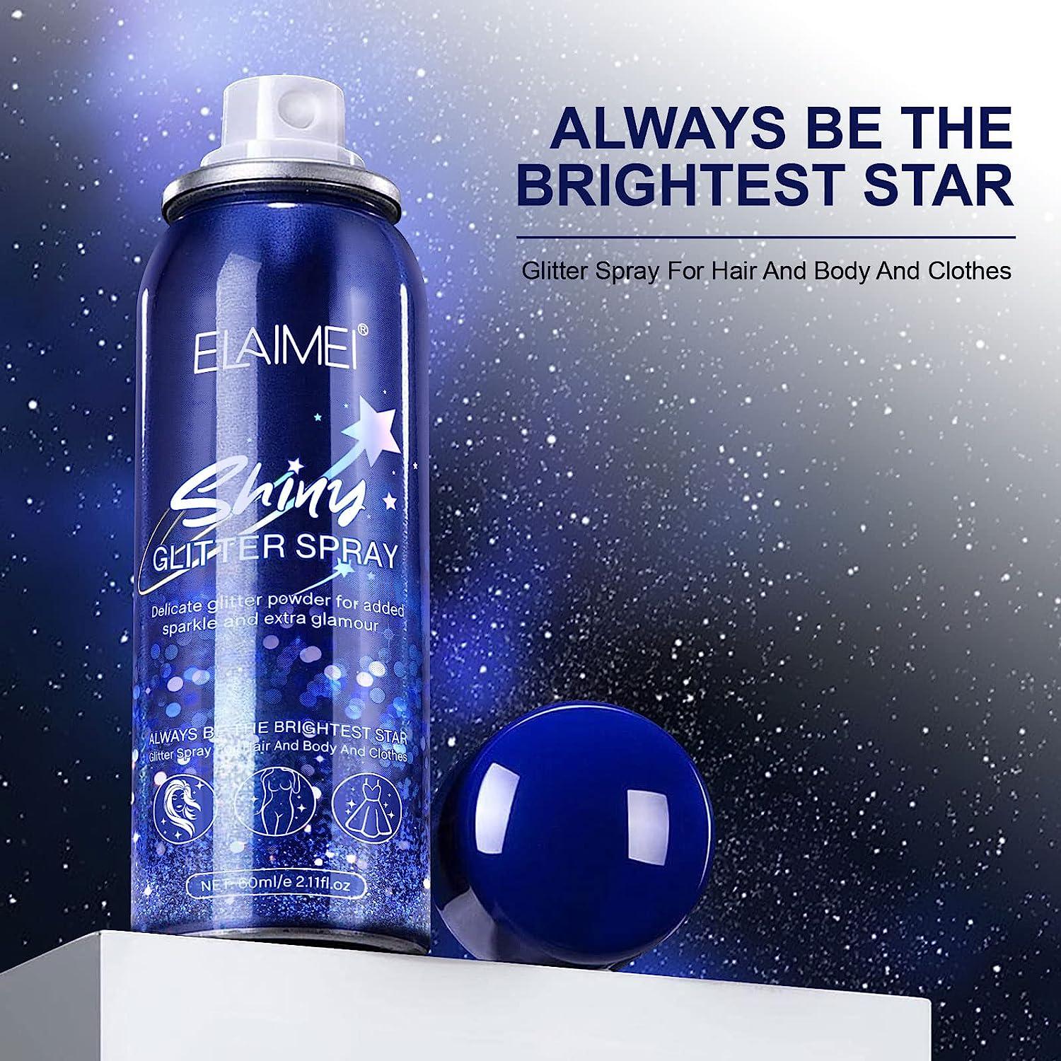 Hair Glitter Spray Spray Body Glitter Shiny Glitter Spray for Skin Face
