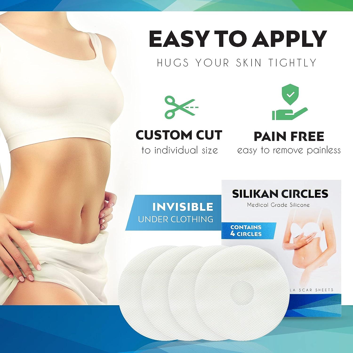 Silicone Areola Clear Gel Scar Sheets4 Medical Breast Silicon Silikan