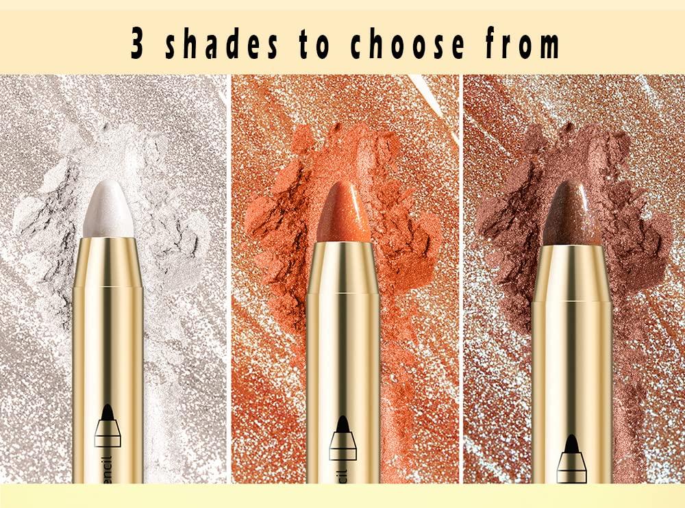 Retractable Jumbo Eyeshadow Pencil Shimmer Brown Creamy 2in1