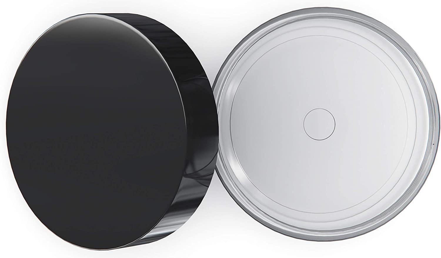 4oz Plastic Containers with Lids 50 Pack BPA Free, Bulk Clear Empty