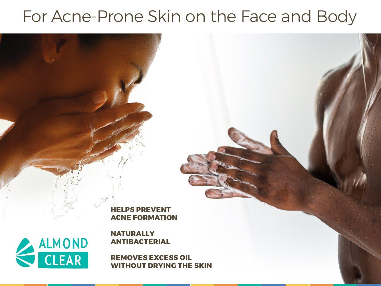 Almond Clear Face & Body Wash for Acne & FolliculitisProne Skin Anti