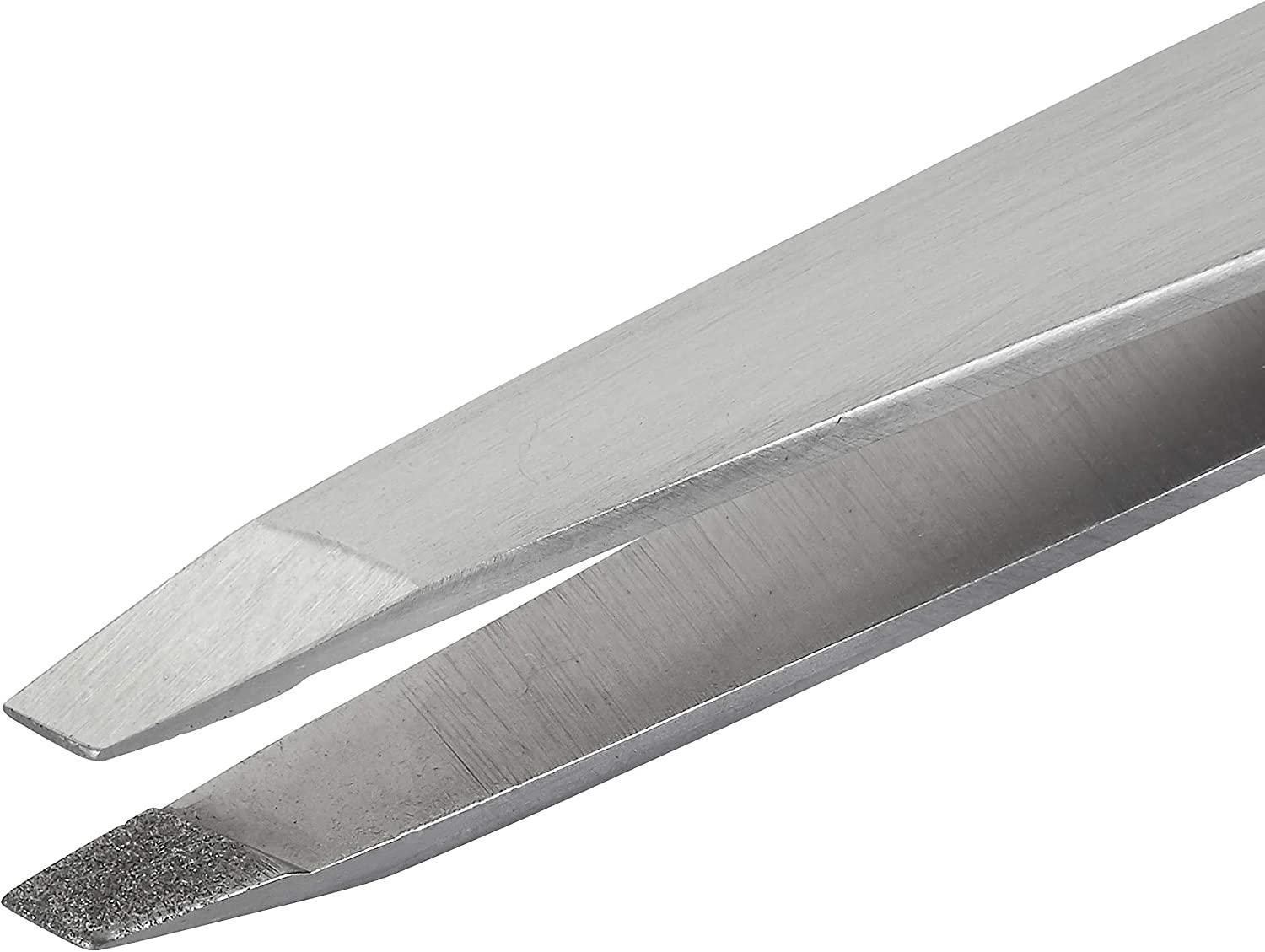 Diamond Tip Tweezers Precision Eyebrow and Facial Hair Remover