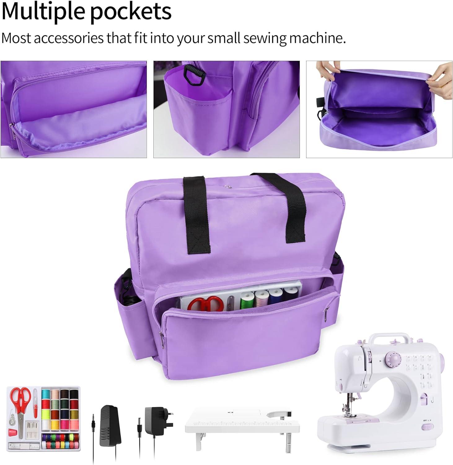 KPCB Tech Sewing Machine Case Carrying Case for Mini Sewing