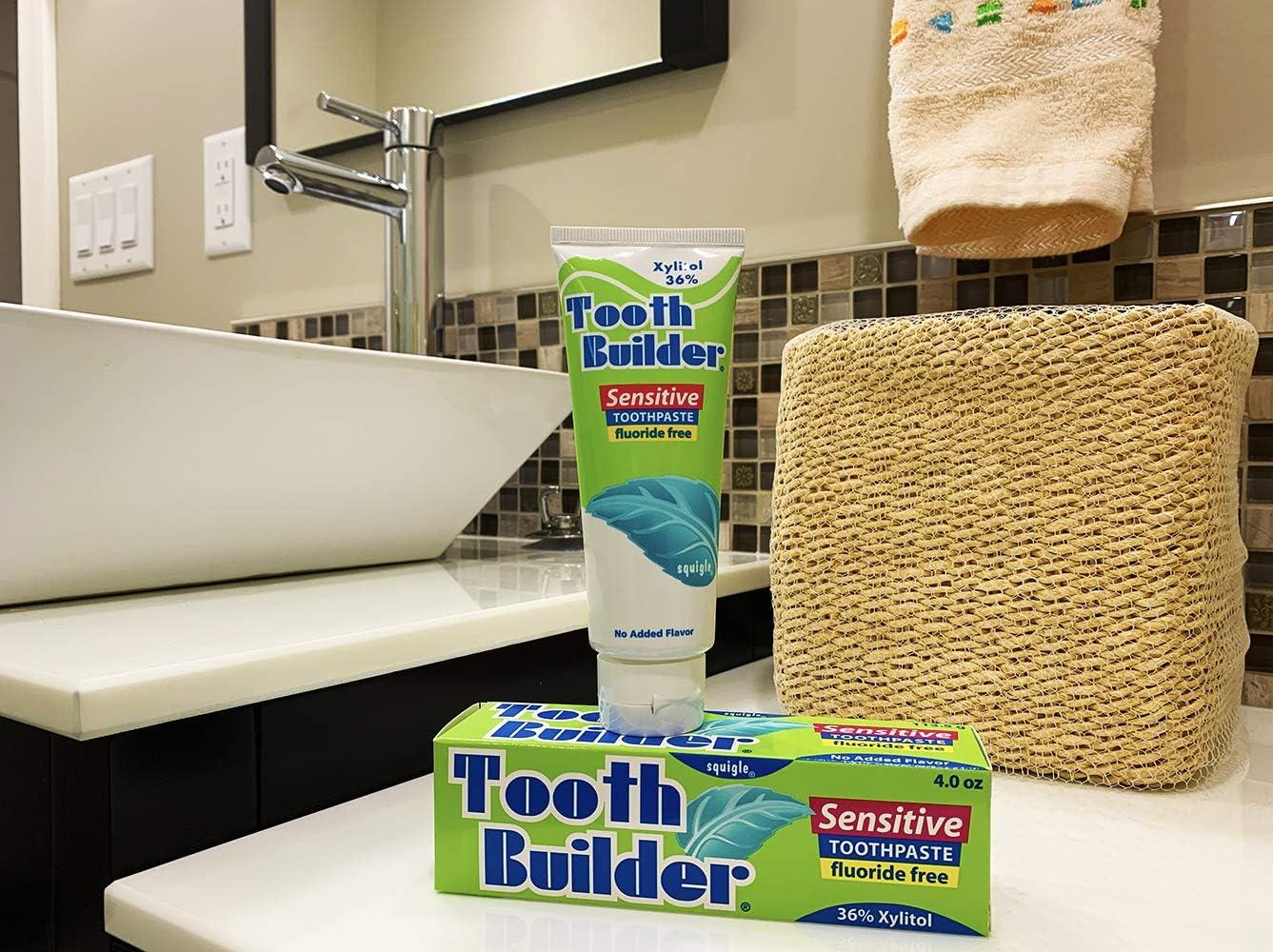 Squigle Tooth Builder SLS Free Toothpaste (Stops Tooth Sensitivity