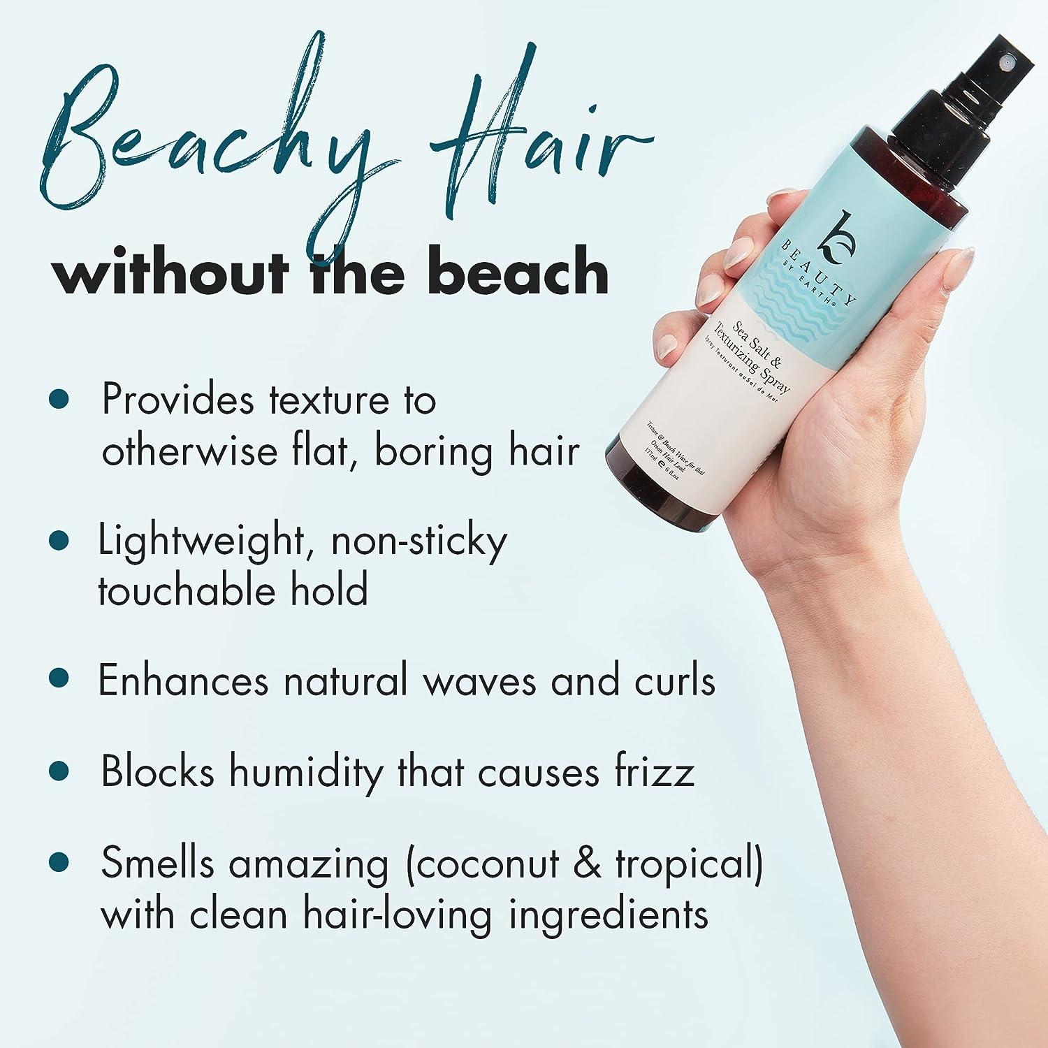 Sea Salt Spray for Hair Men & Women - Beach Waves Spray Hair Texturizer,  Hair Spray for Fine Hair Texturizing Spray for Hair Texture Spray for Hair