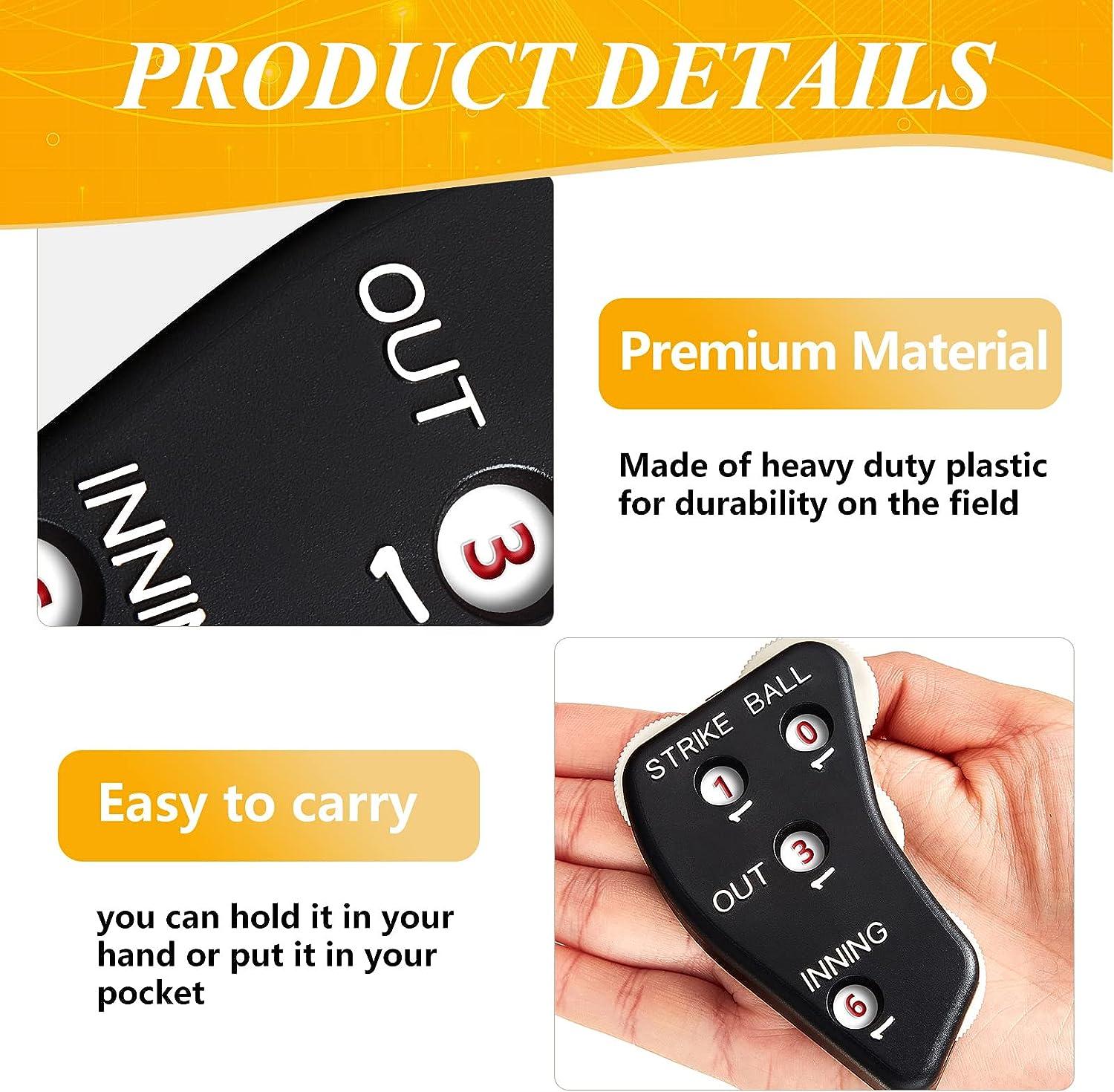 Deekin 4 Wheel Umpire Indicator Umpire Clicker Umpire Gear Baseball