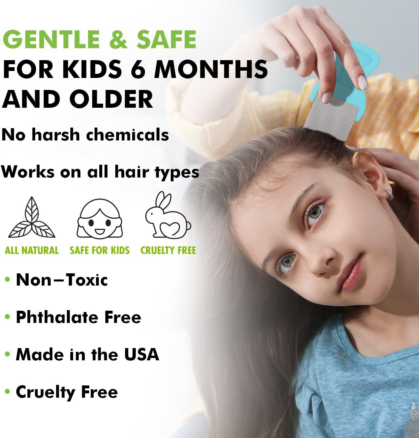 Head Hunters Extra Strength Lice Treatment Shampoo Kit with Repellent