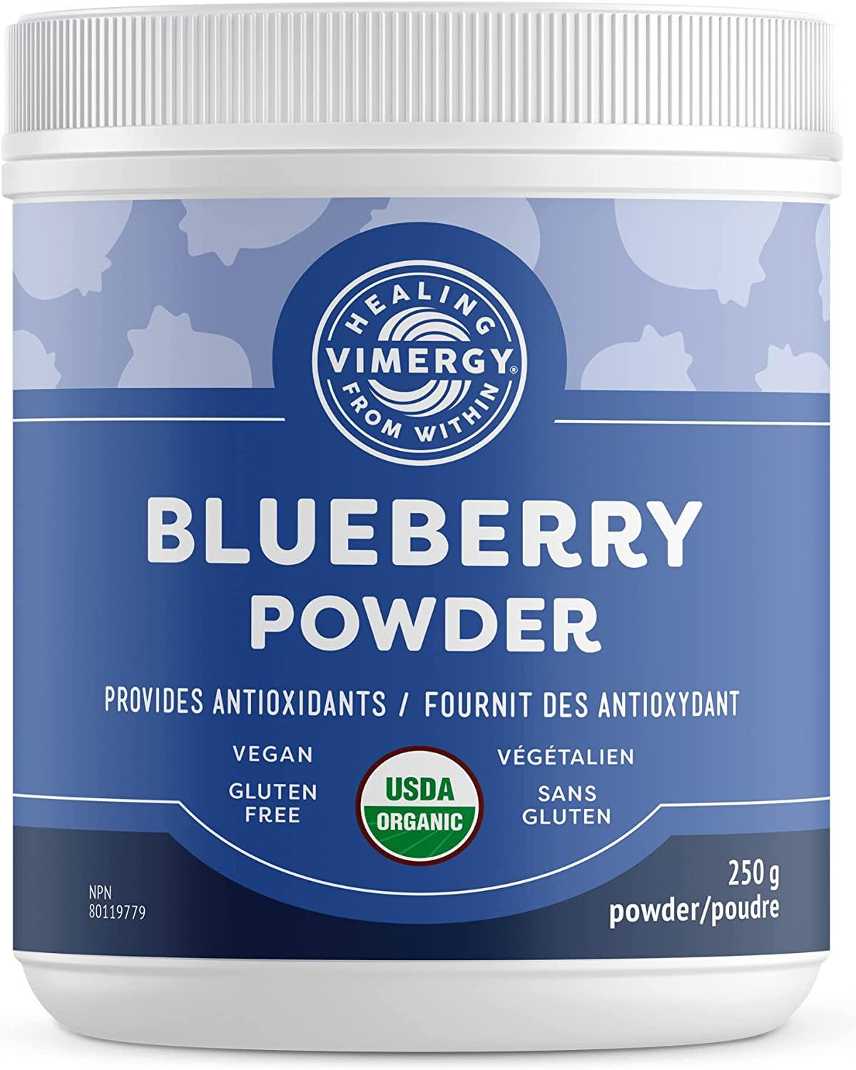 Vimergy USDA Organic Wild Blueberry Powder NonGMO, GlutenFree