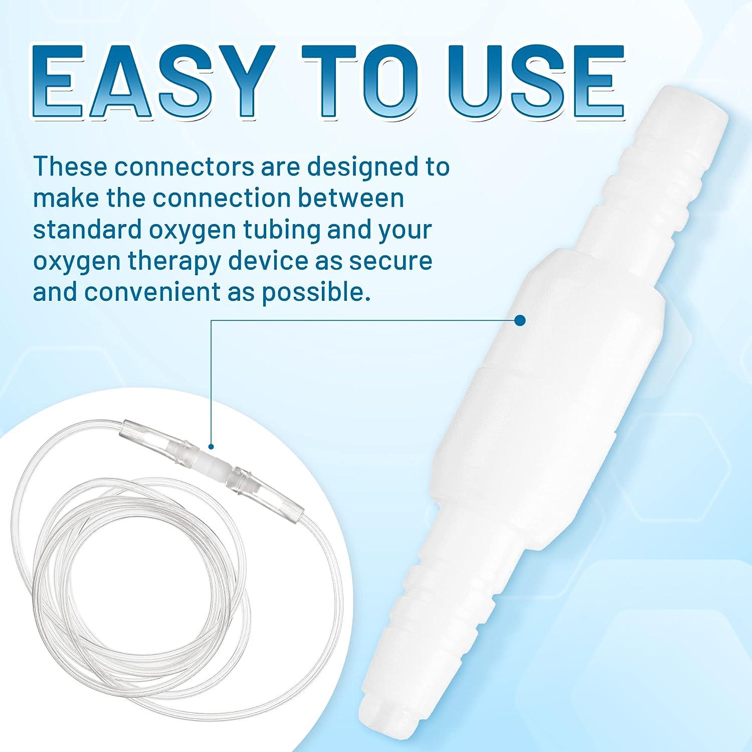 Swivel Oxygen Tubing Connectors 5 Pack Oxygen Therapy, Cannula