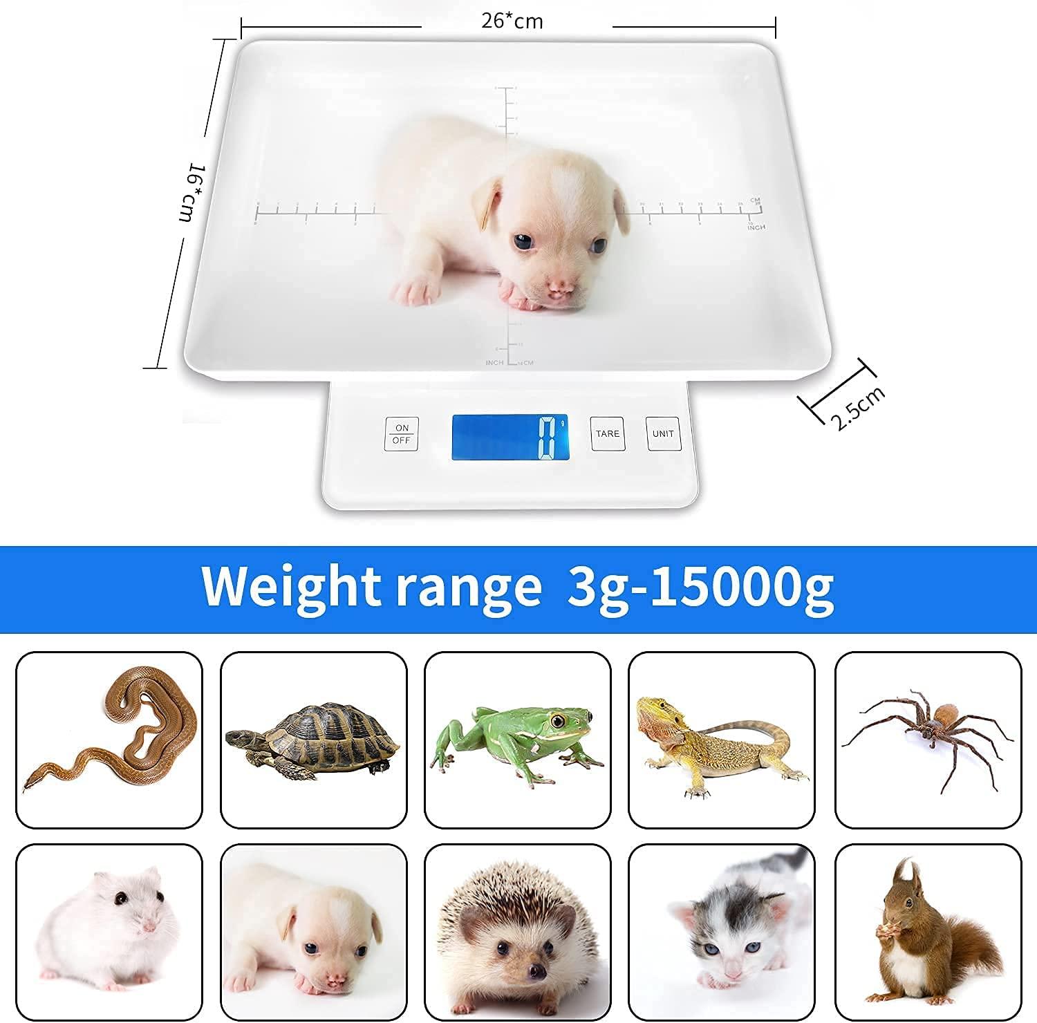 MINDPET-MED Digital Pet Scale for Small Animal, Whelping Scale