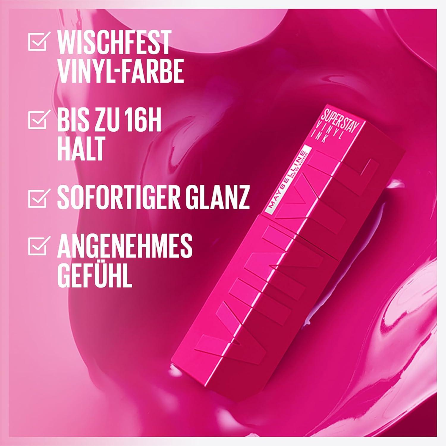 Buy Maybelline New York Super Stay Vinyl Ink Liquid Lipstick - 16 Hours ...