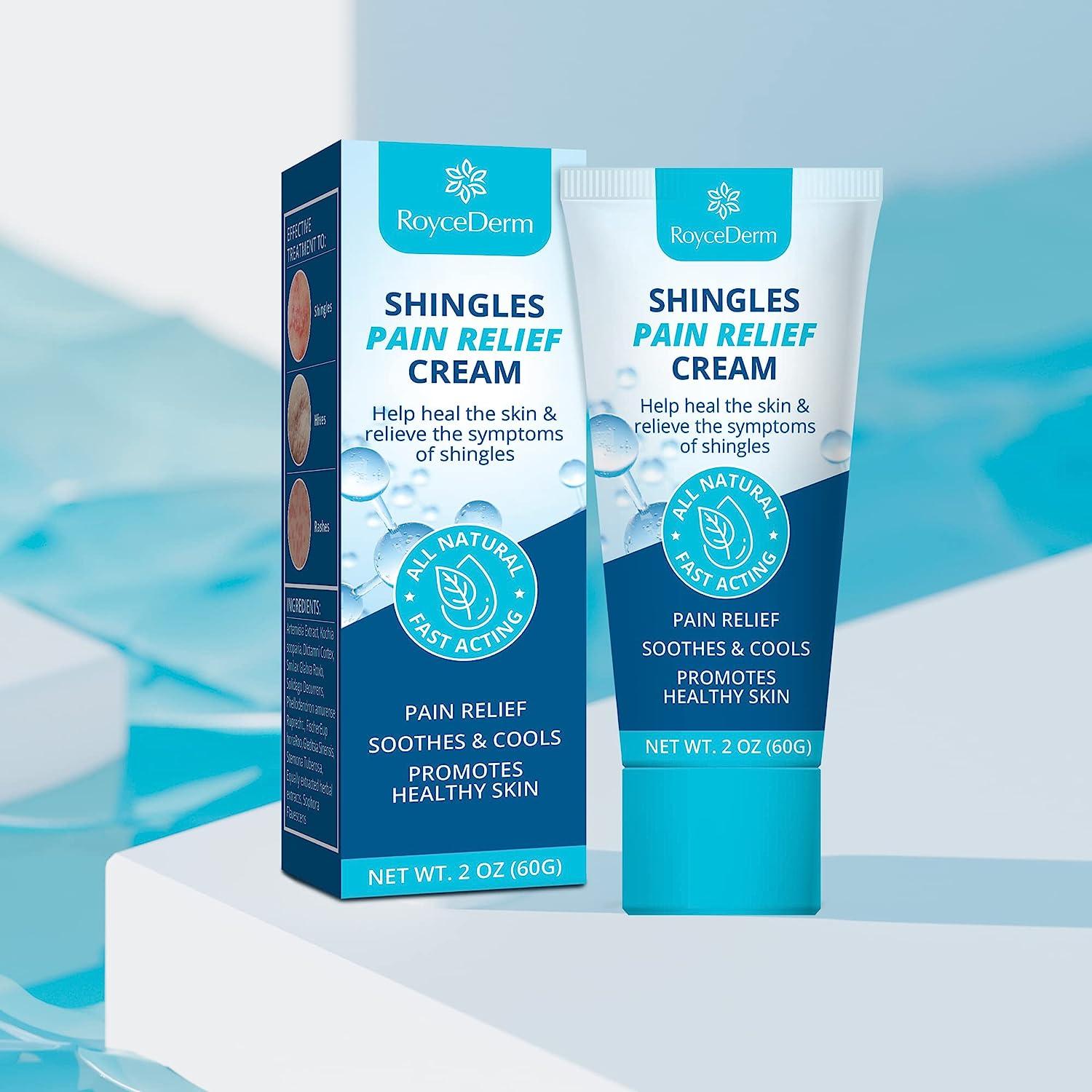 Roycederm Shingles Pain Relief Cream Fast Acting Shingles Treatment