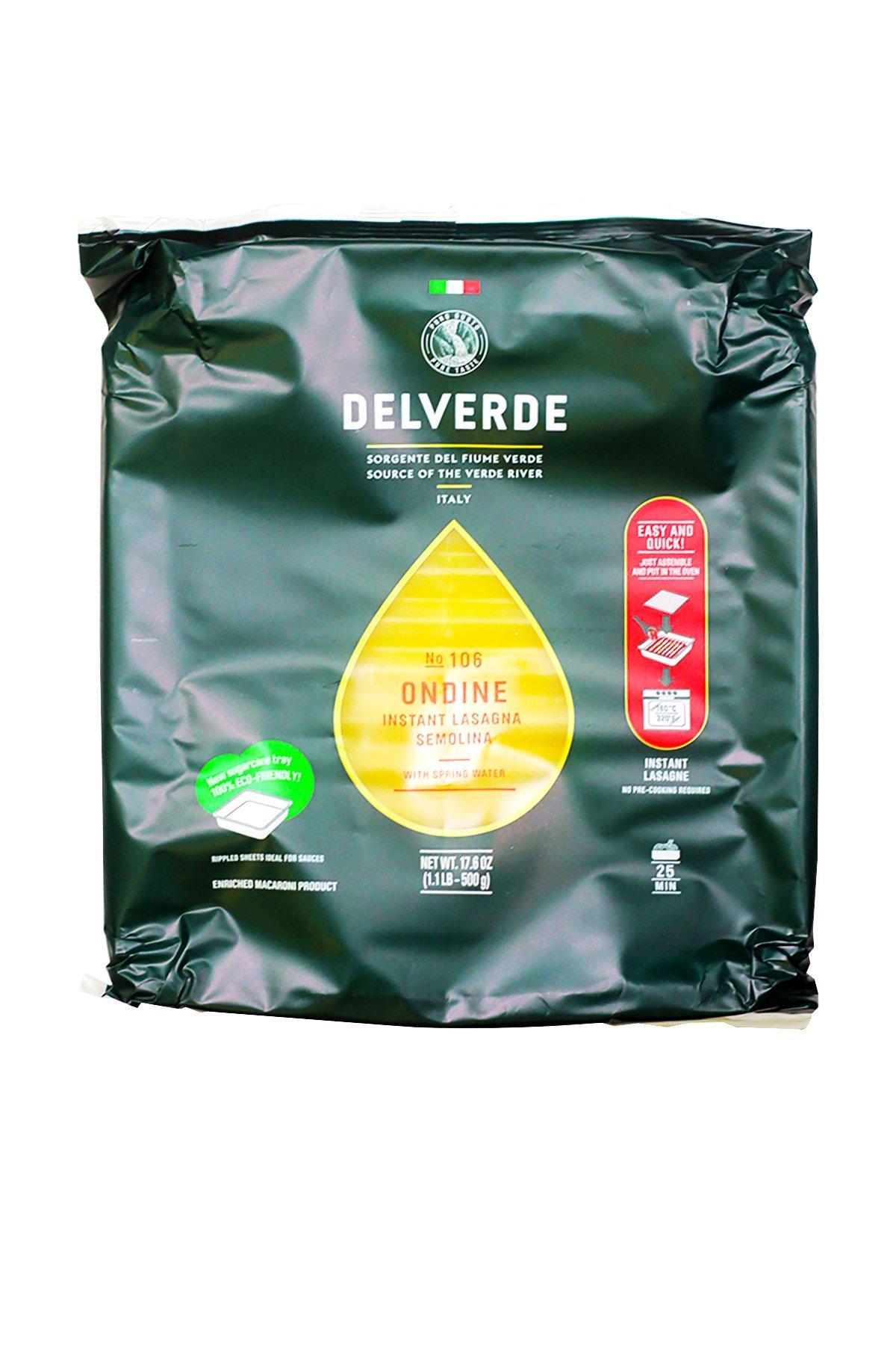 Delverde Instant No Boil Italian Lasagne Sheets, (2) 17.6 oz. Pkgs.