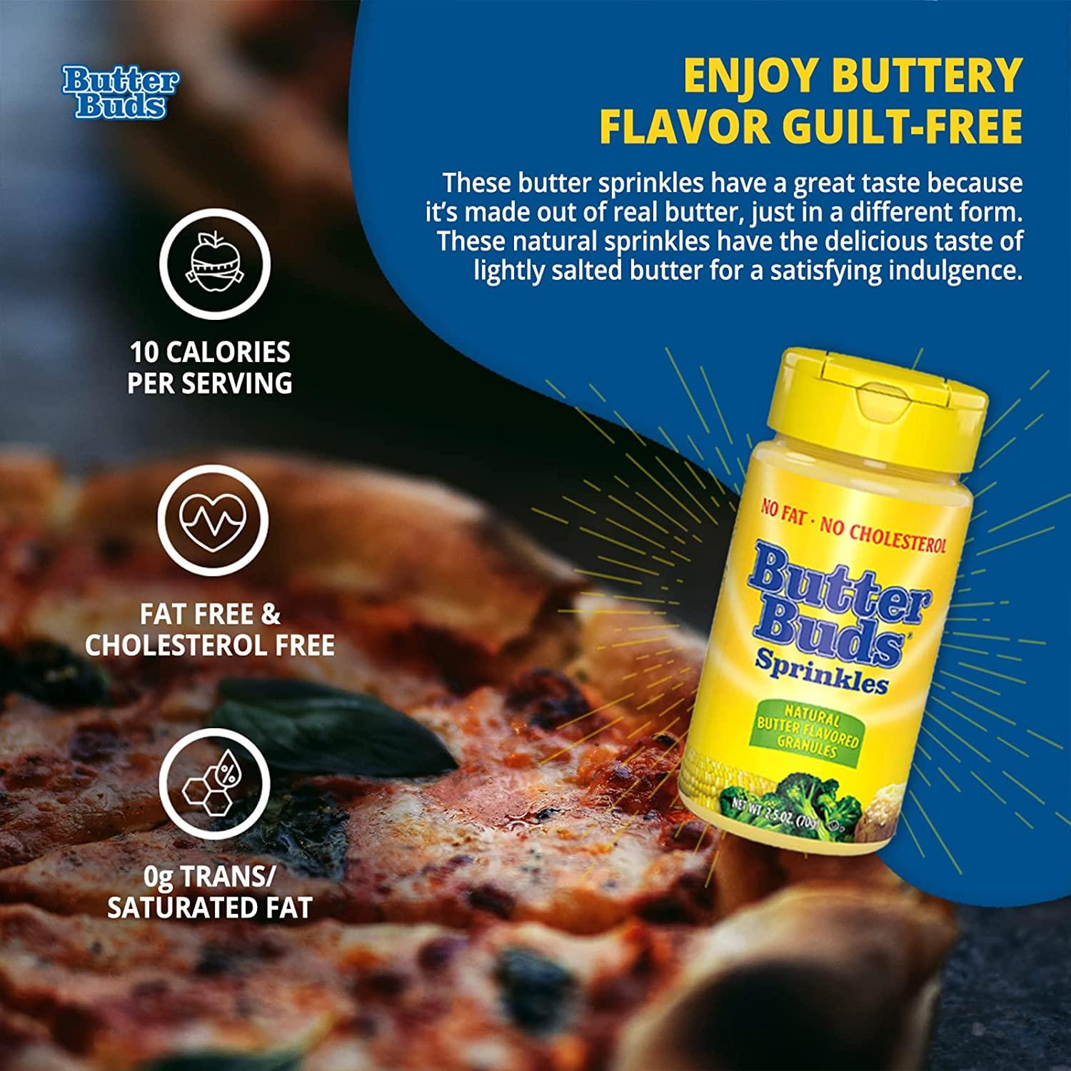 Natural Butter Buds Sprinkles GlutenFree Butter Flavor Granules