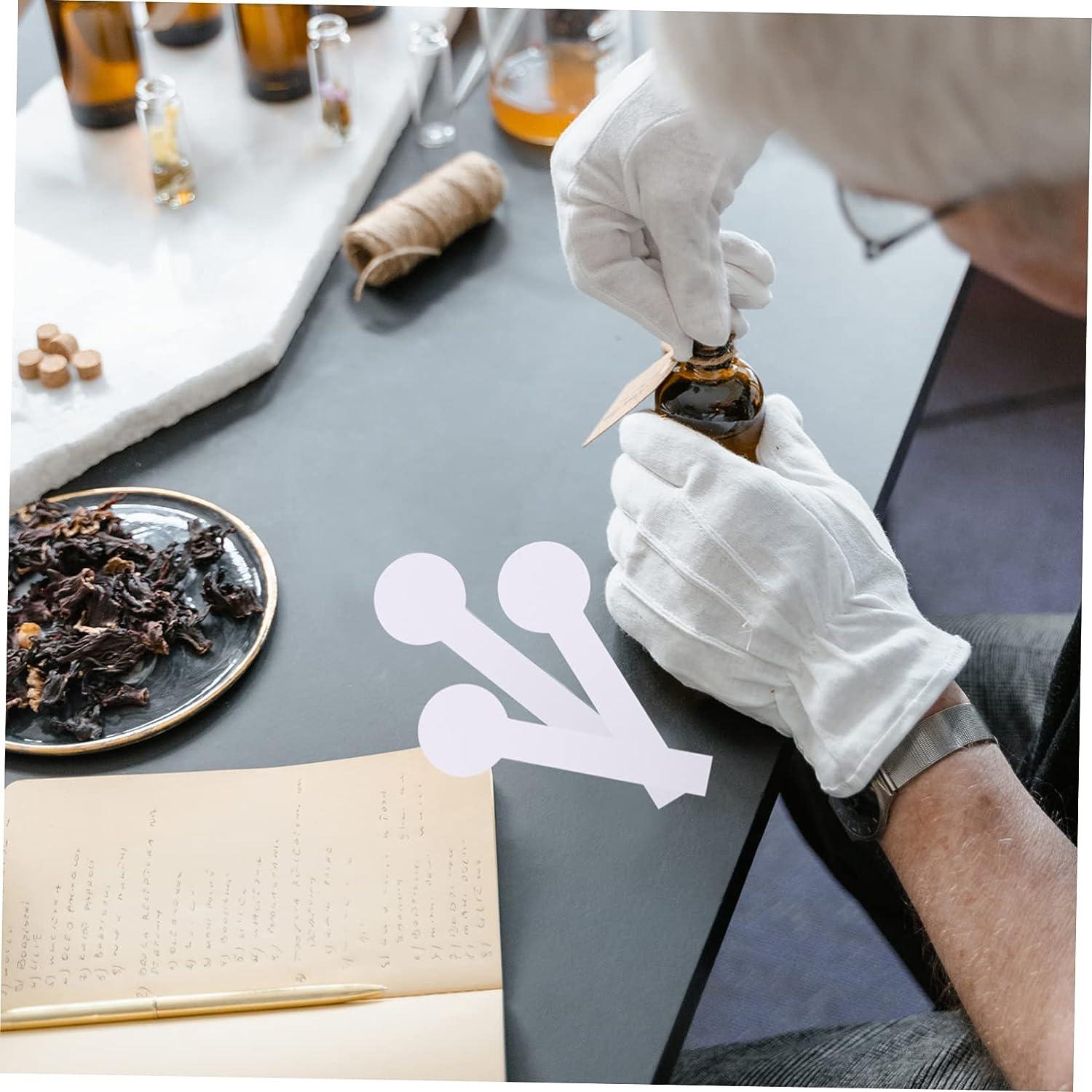 Hemoton Perfume Test Strips 100pcs Disposable Paper Test Strips Perfume