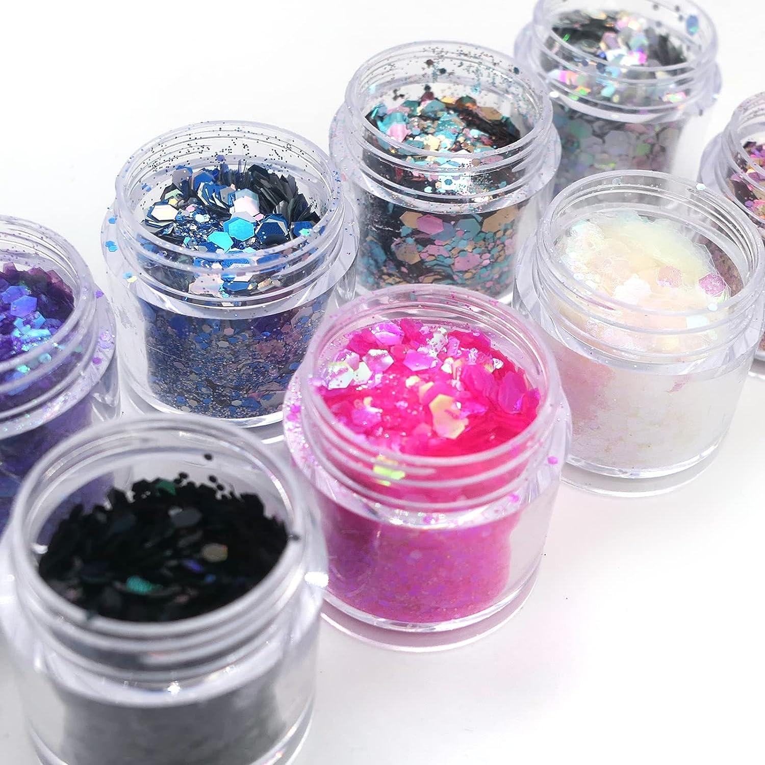 Rainbow Colours Sequins (Per jar) Craft Embellishments