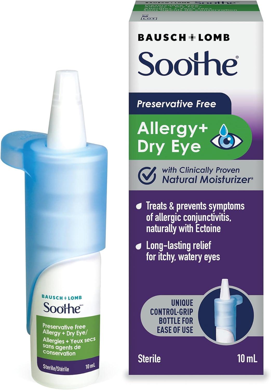Soothe Preservative Free Allergy + Dry Eye Drops | Buy Now with Express  International Delivery | GoSupps.com