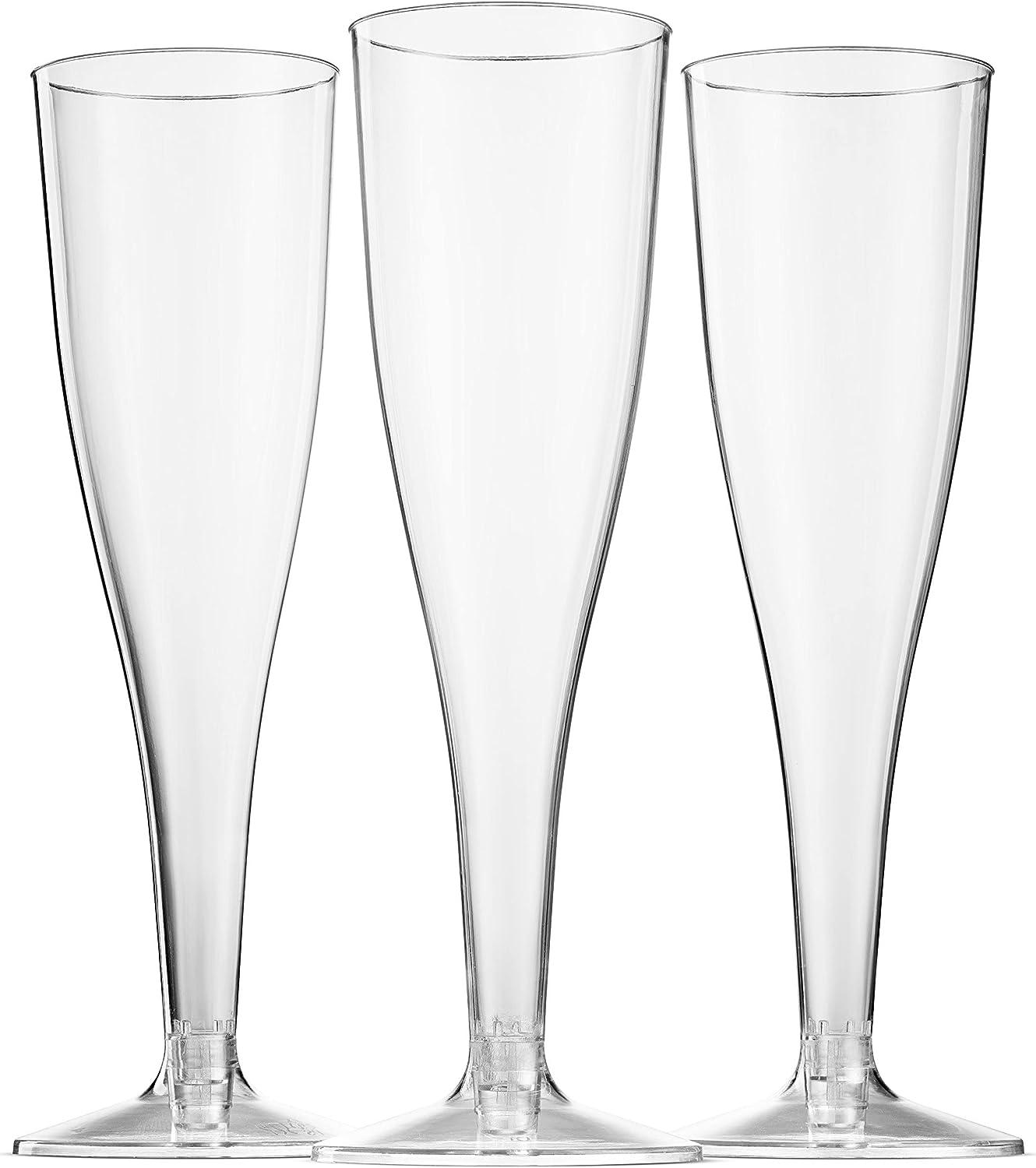 TUNDRA - Confezione 60 Calici da VINO, ACQUA USA & RI-USA 140 ml. in