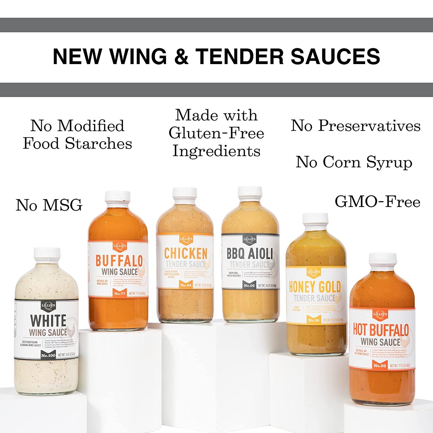 Lillie's Q Buffalo Wing Sauce, KetoFriendly, Spicy Flavor with