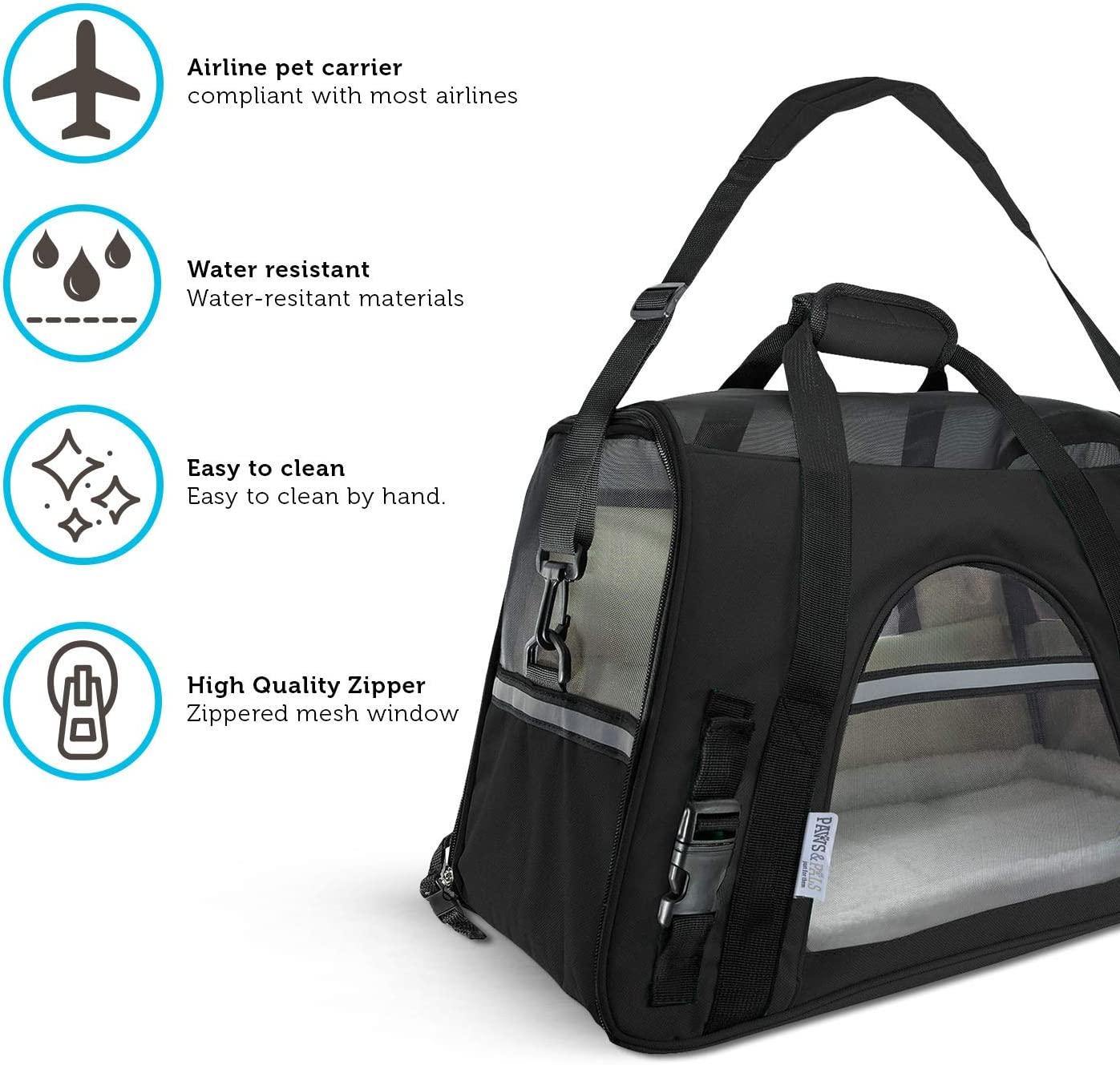 Airline Approved Pet Carrier - Soft-Sided Carriers for Small