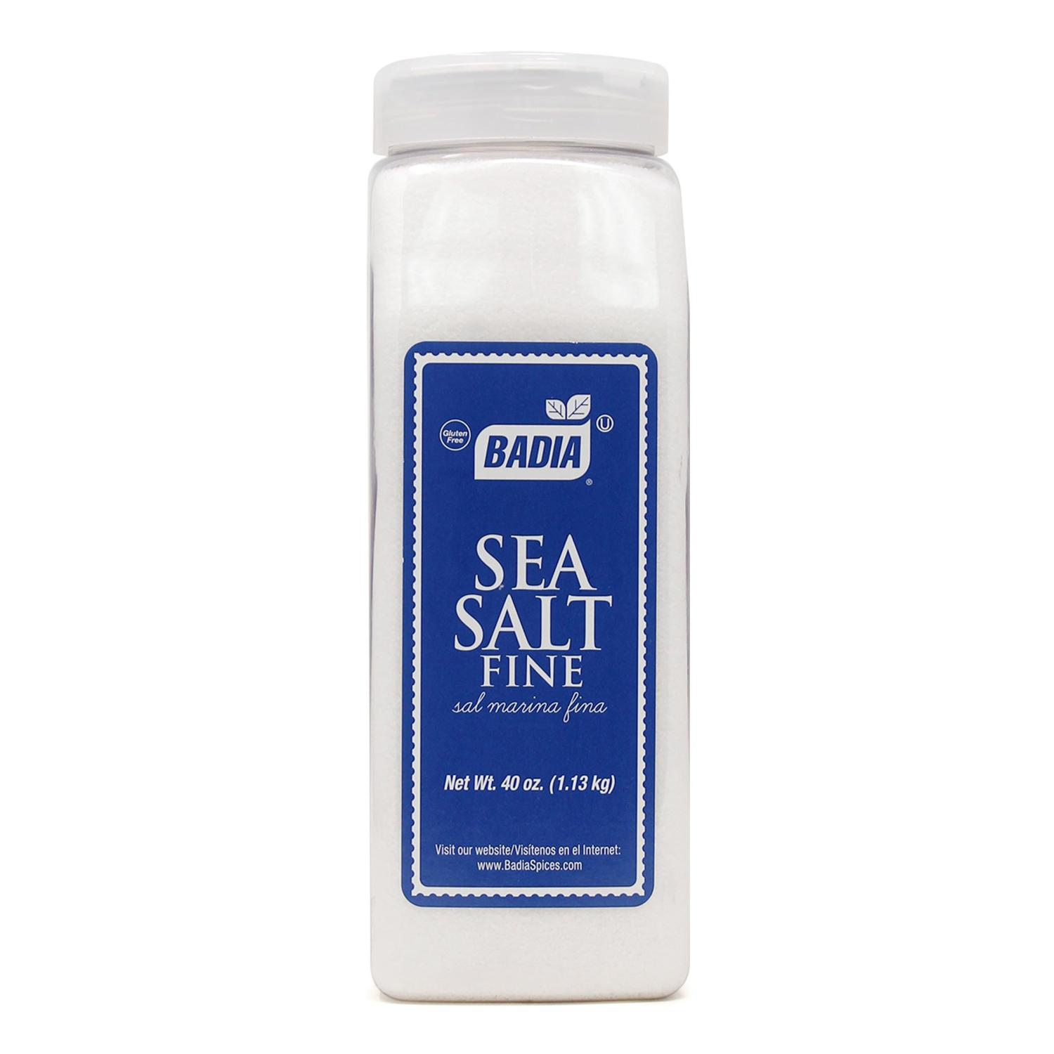 Badia Sea Salt fine 40 oz 1.13kg