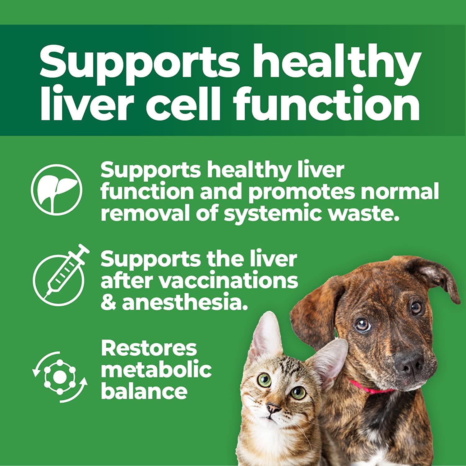 Animal Essentials Milk Thistle Liver Support for Dogs and Cats (Various