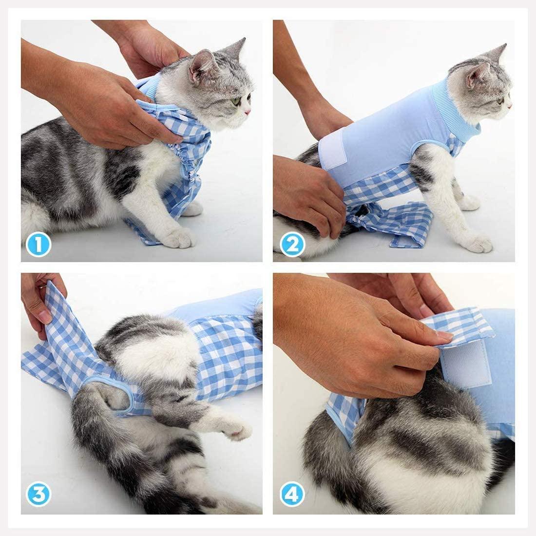 Cat Surgical Recovery Suit Abdominal Wounds or Skin Diseases E